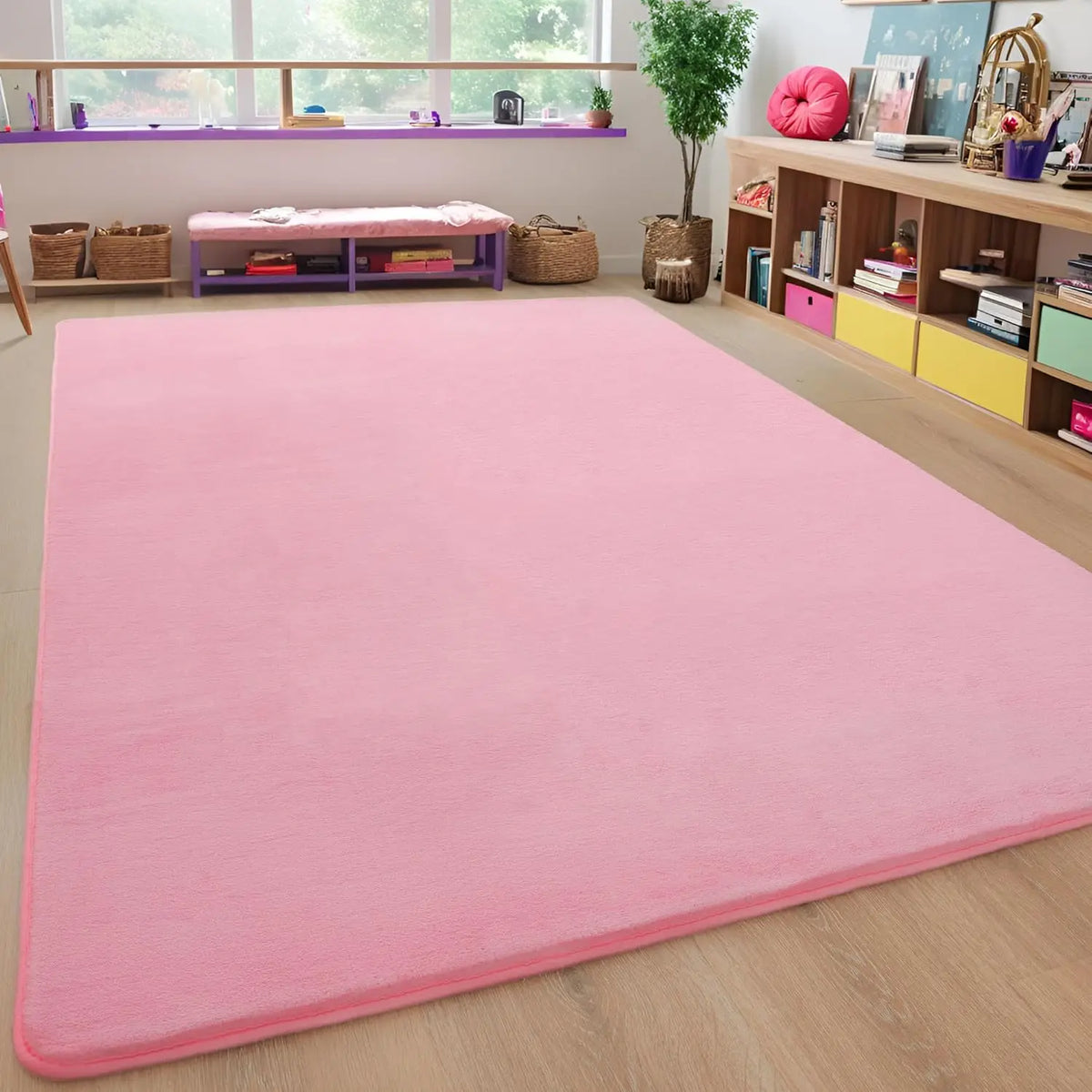 Tapis velours corail Douceur
