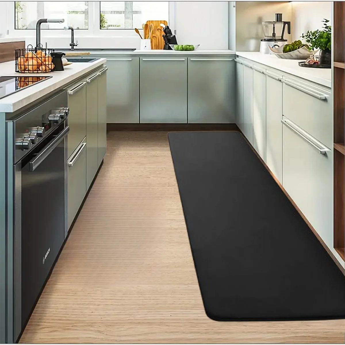 Tapis de cuisine uni Linéa