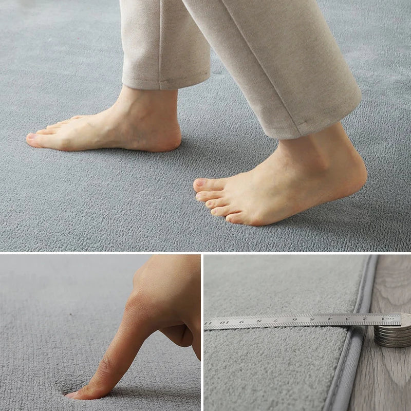 Tapis velours corail Douceur