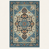 Tapis géométrique rétro Alba