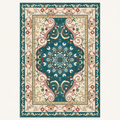 Tapis géométrique rétro Anaïs, vue complète du motif sur fond clair