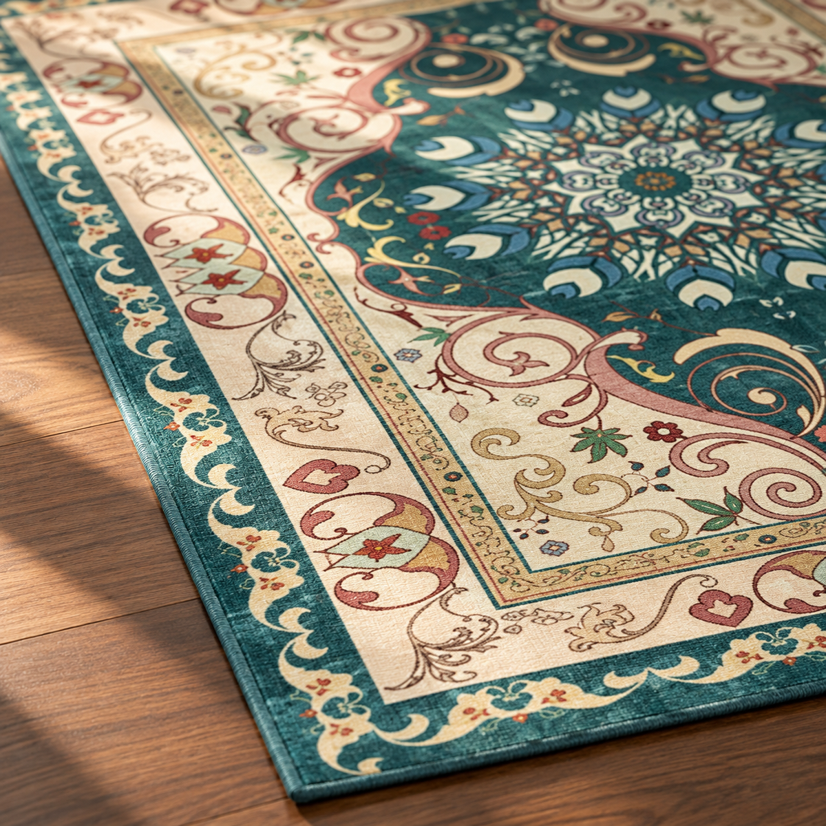 Angle du tapis Anaïs en gros plan