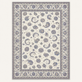 Tapis persan bohème Azélie, vue complète du motif sur fond clair