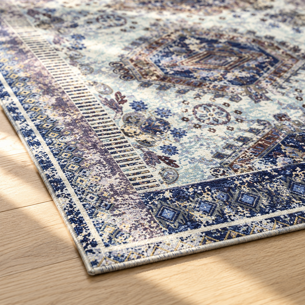 Angle du tapis Béatrice en gros plan