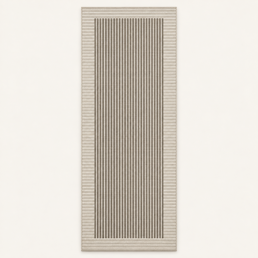 Tapis de cuisine absorbant Bianca, vue complète du motif sur fond clair