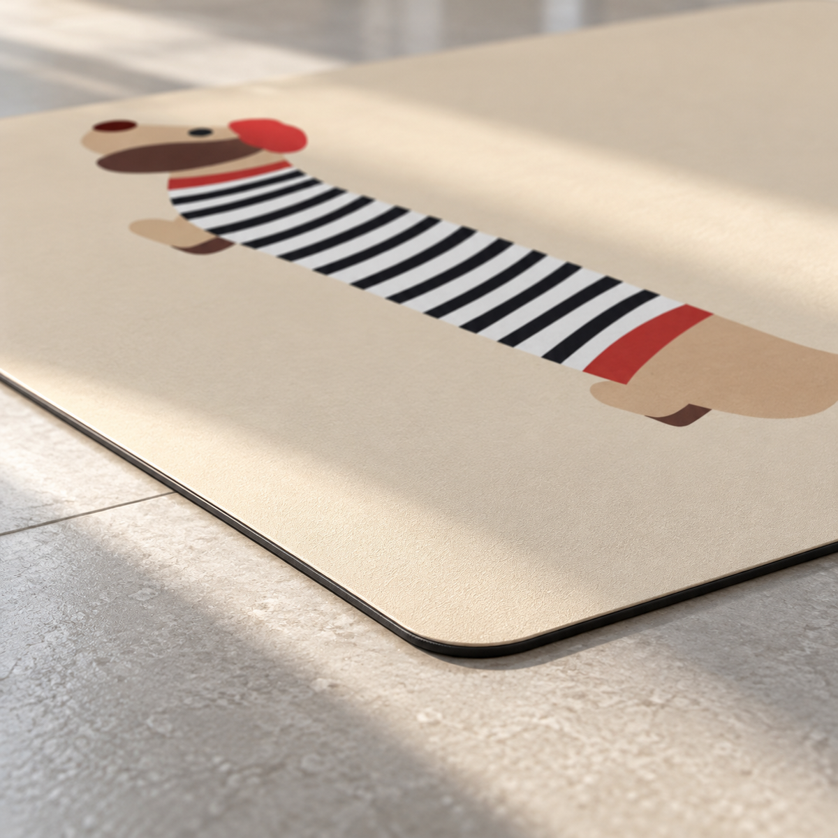 Bord du tapis Clémentine en gros plan