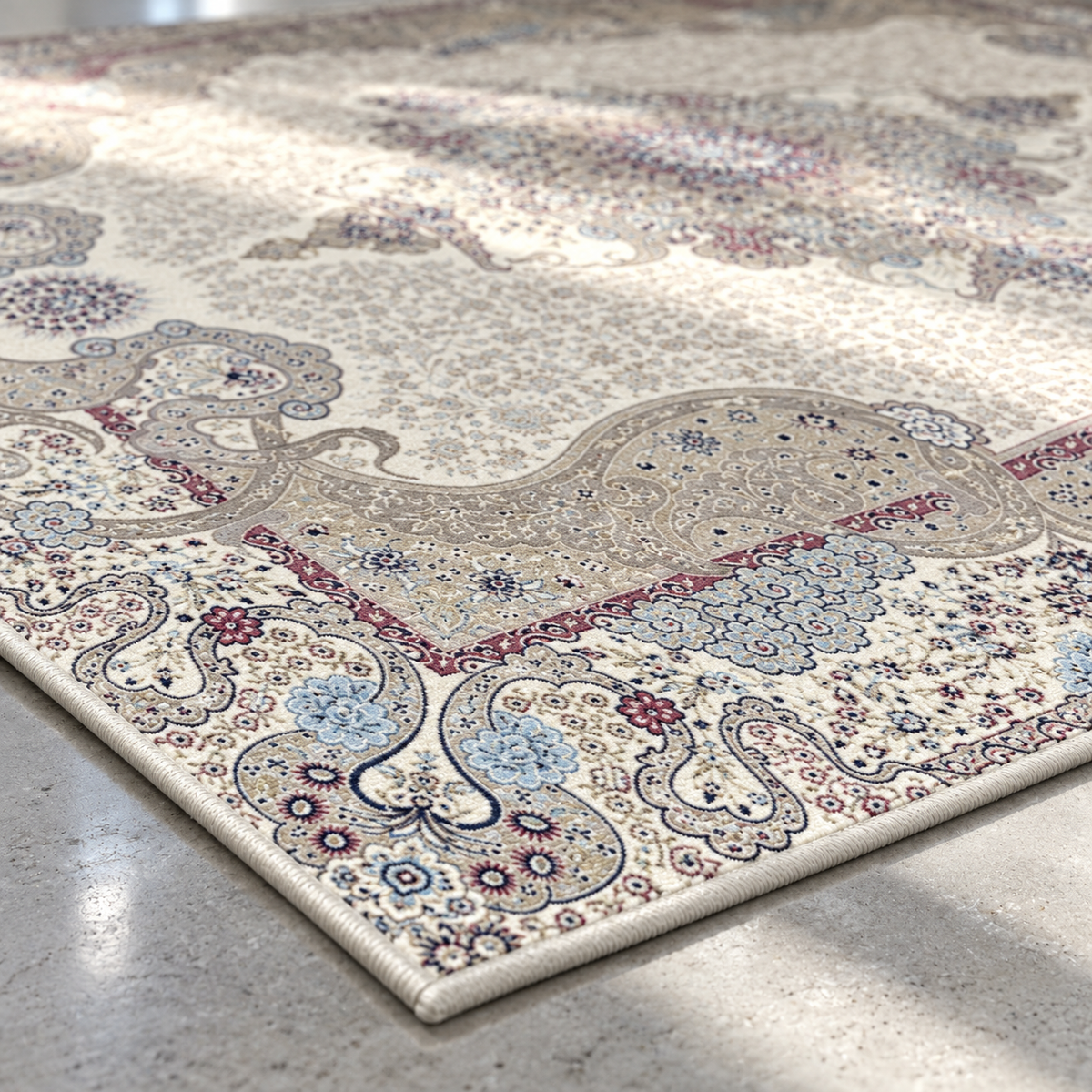 Angle du tapis Dalia en gros plan