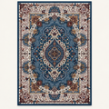 Tapis géométrique rétro Diane, vue complète du motif sur fond clair