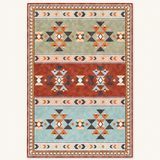 Tapis géométrique rétro Éléonore