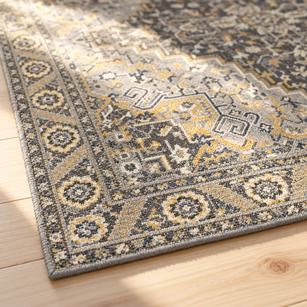 Angle du tapis Éloïse en gros plan