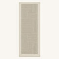Tapis de cuisine absorbant Emma, vue complète du motif sur fond clair