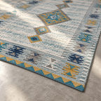 Angle du tapis Esmée en gros plan