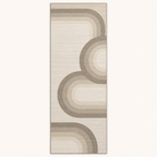 Tapis de cuisine absorbant Gabrielle, vue complète du motif sur fond clair