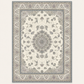 Tapis persan bohème Inès, vue complète du motif sur fond clair