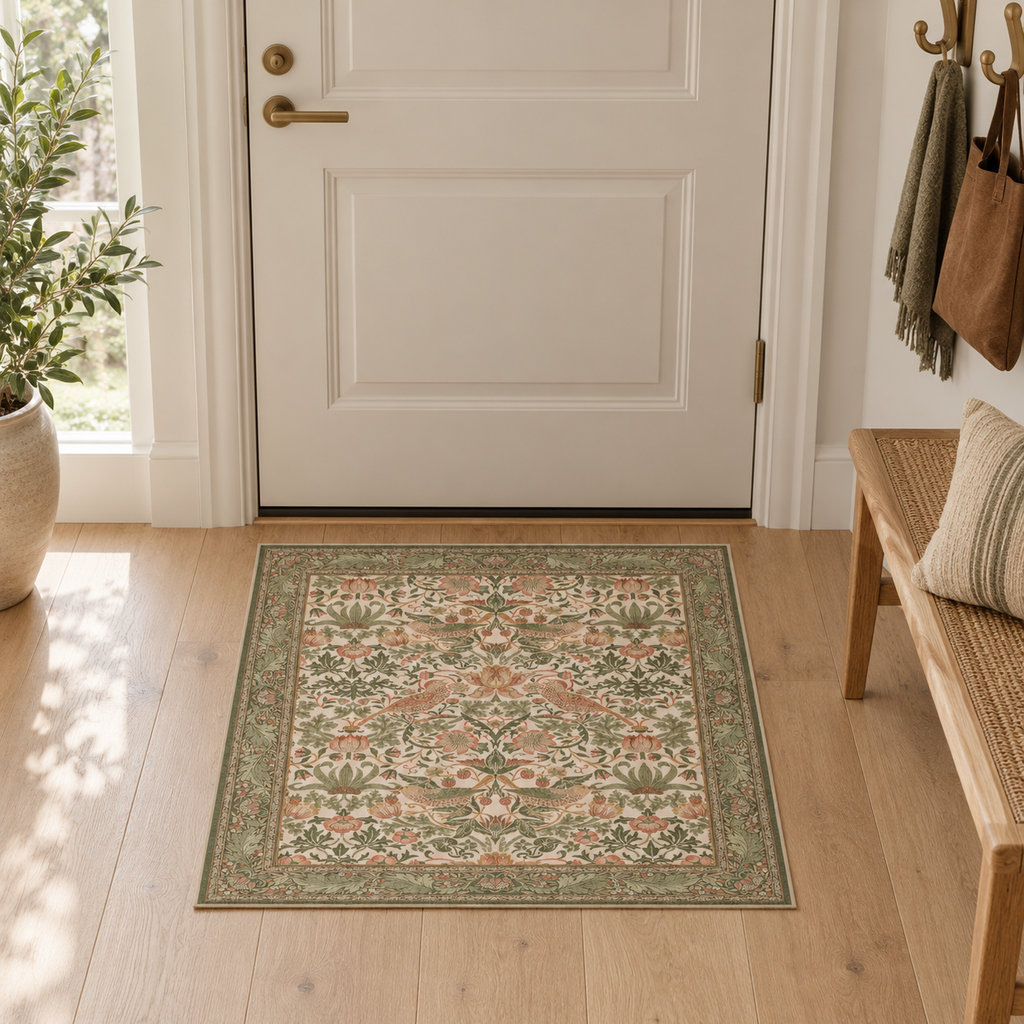Tapis Iris dans la pièce, vue d'ensemble