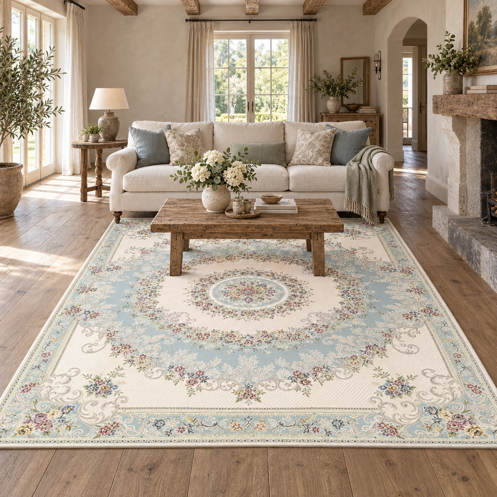 Tapis Isadora dans la pièce, vue d'ensemble