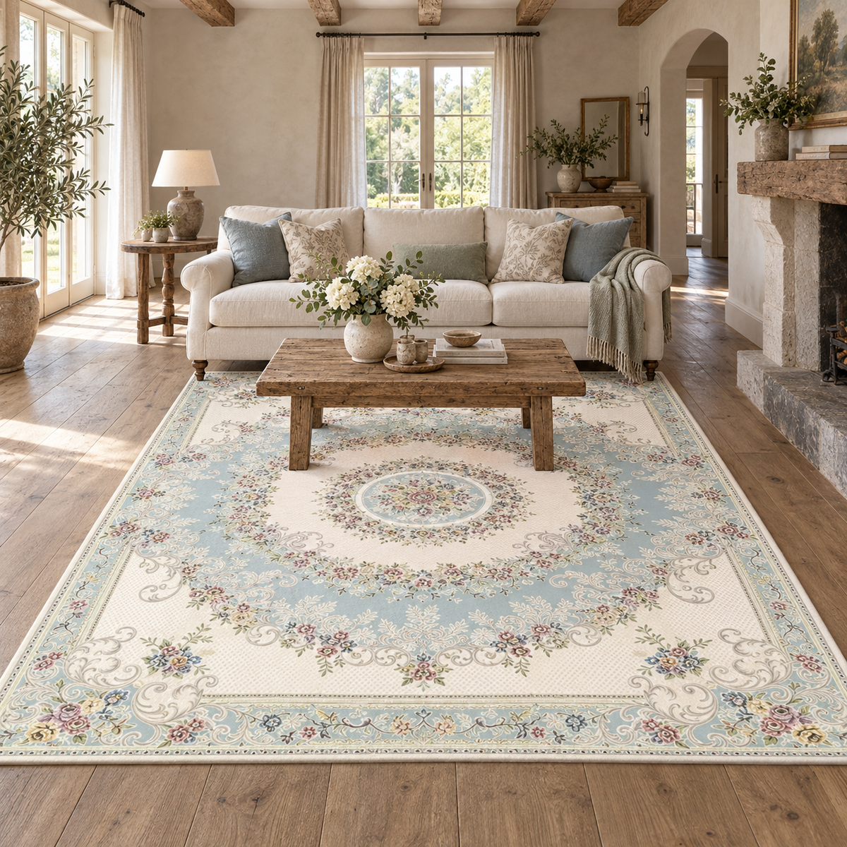 Tapis Isadora dans la pièce, vue d'ensemble