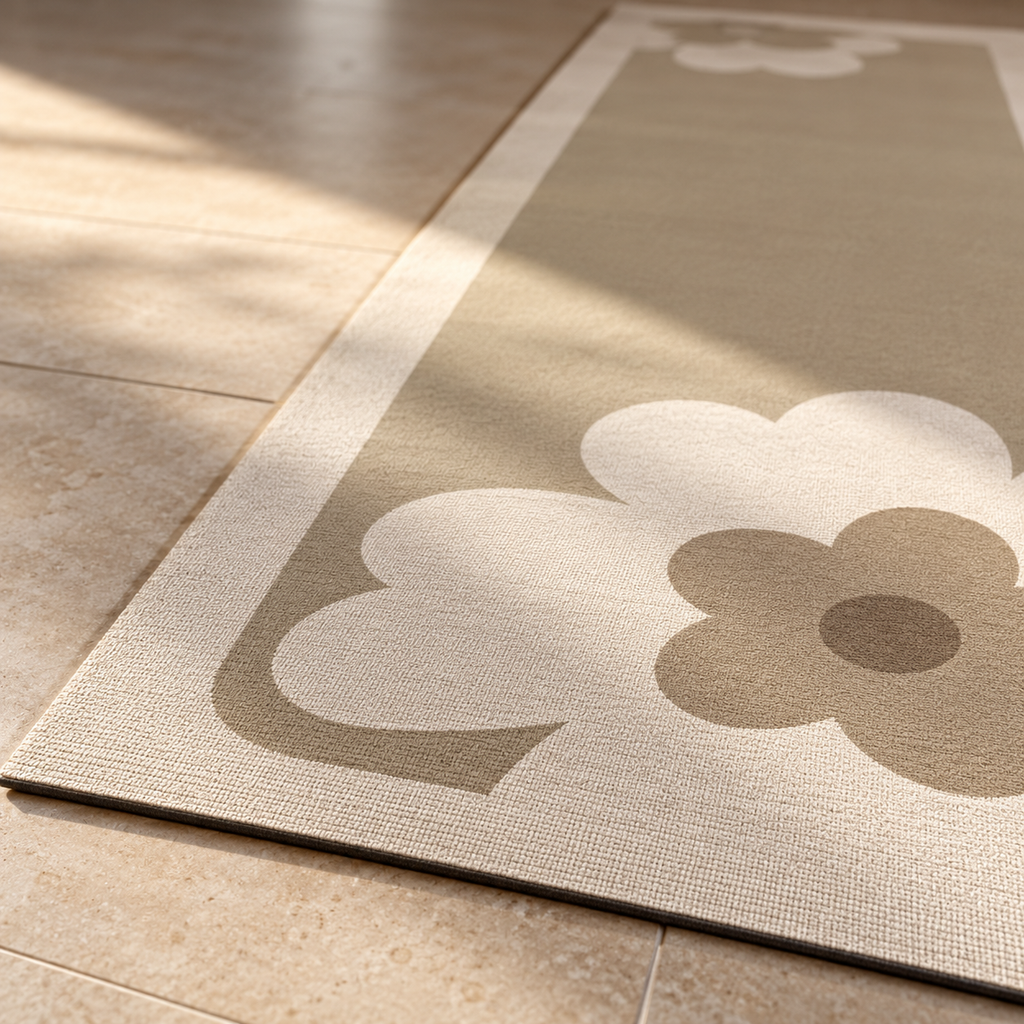 Bord du tapis Jade en gros plan