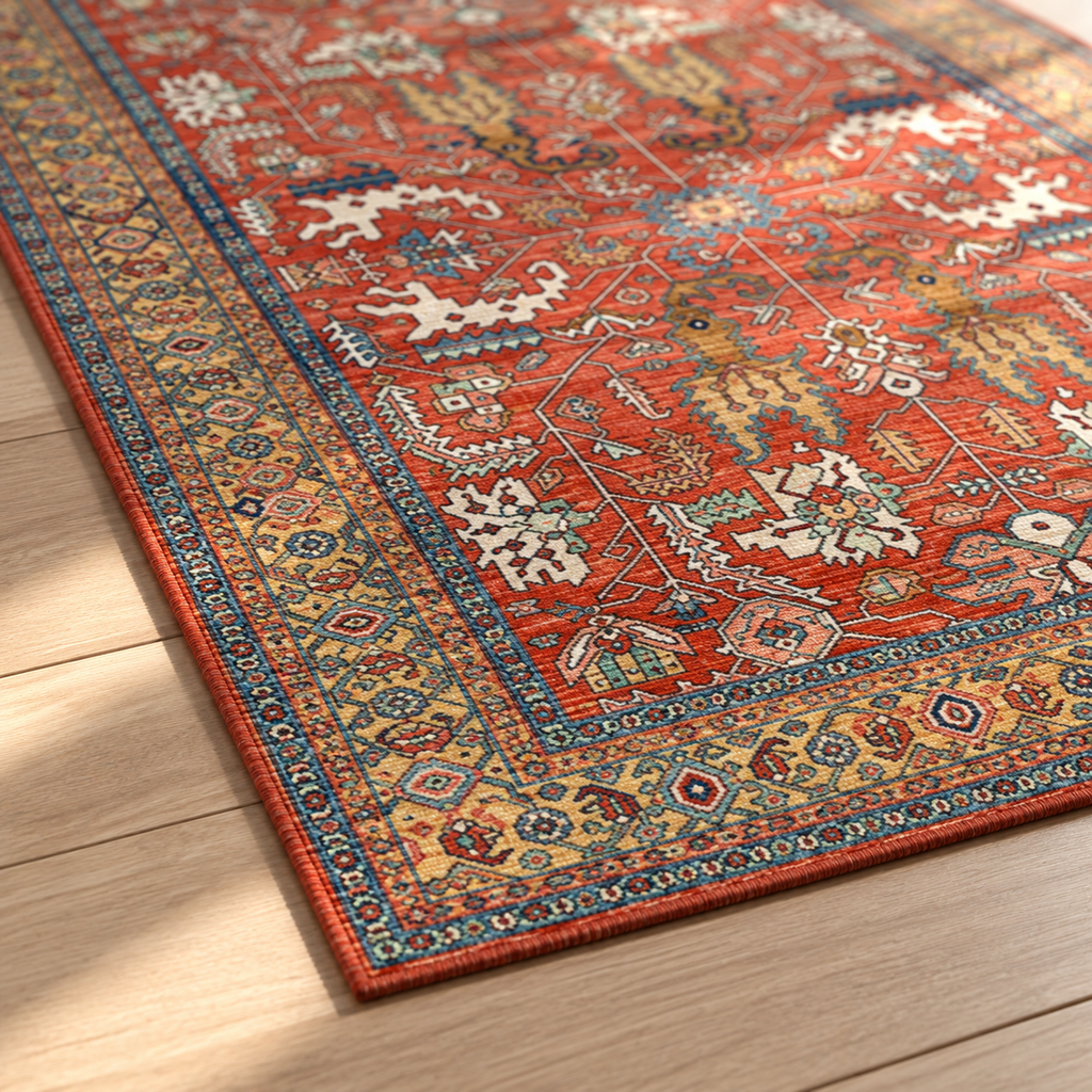 Bord du tapis Kiara en gros plan