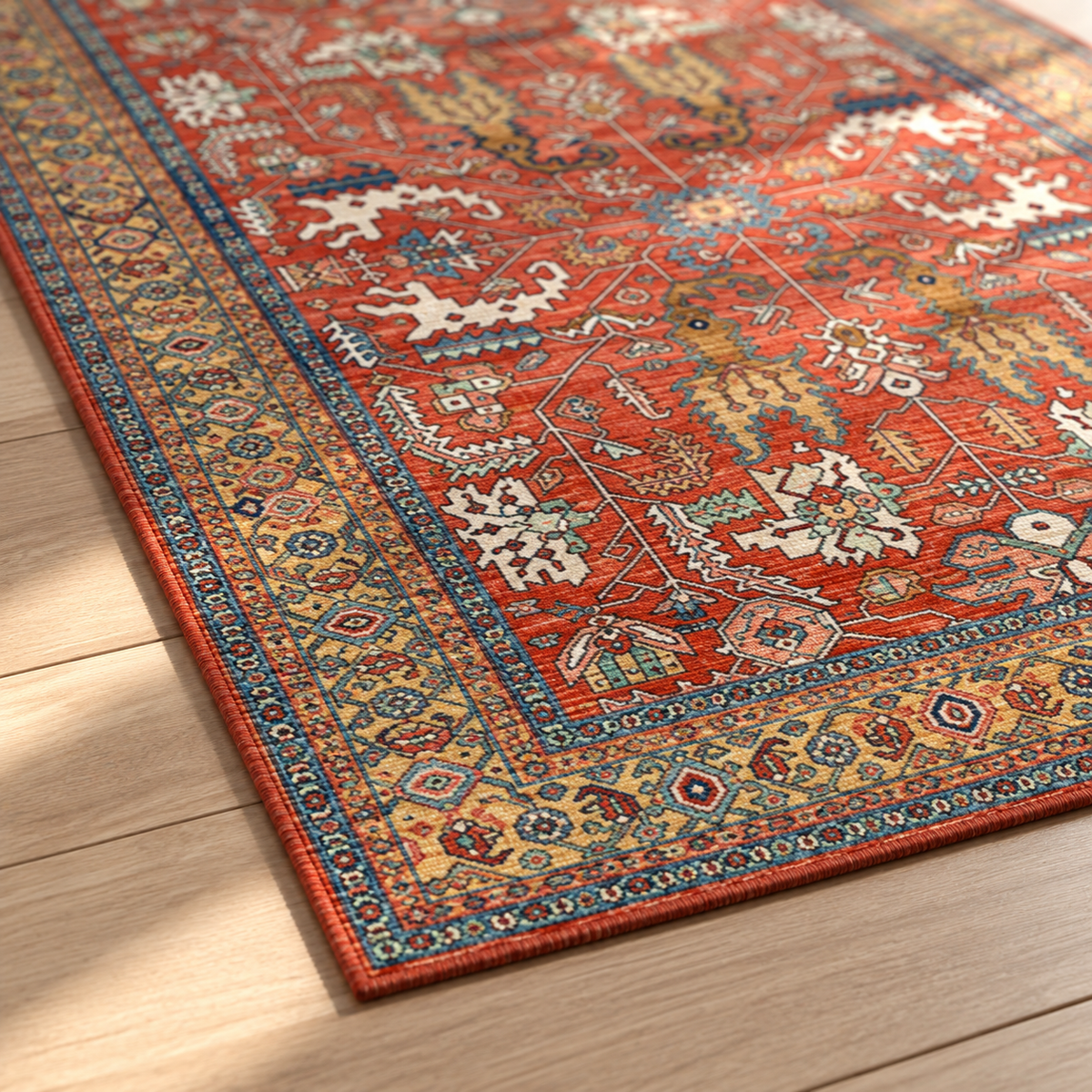 Bord du tapis Kiara en gros plan