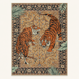 Tapis jungle animalier Léon