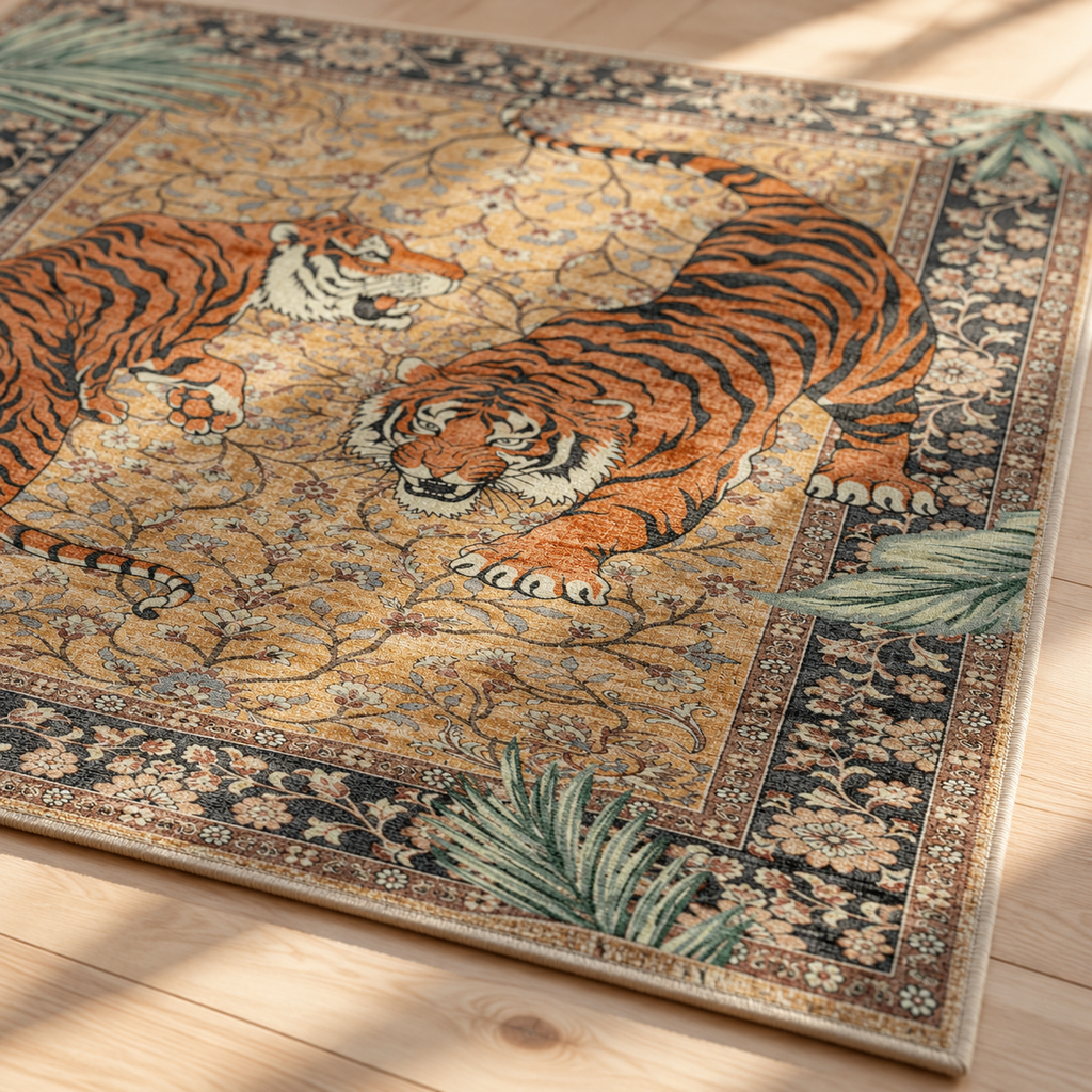 Bord du tapis Léon en gros plan