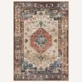 Tapis géométrique rétro Léonie