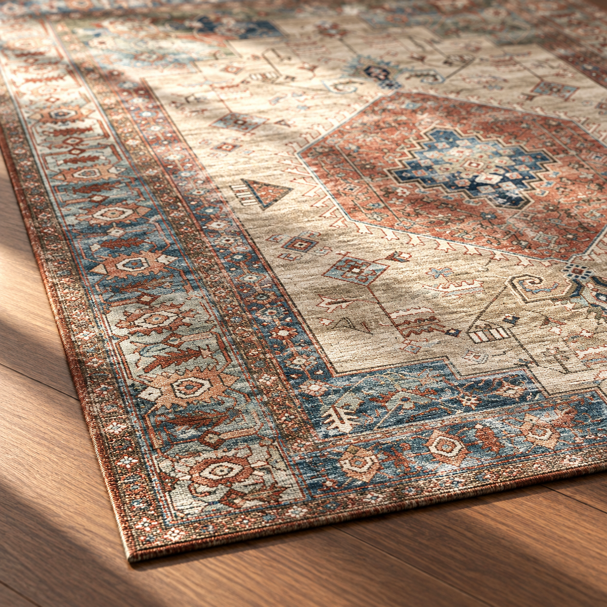 Bord du tapis Léonie en gros plan
