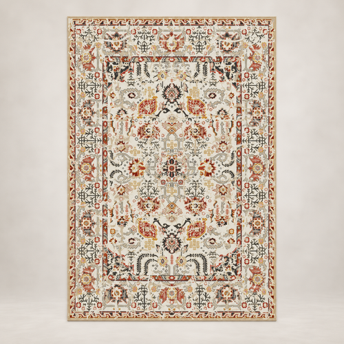 Tapis Livia, vue complète du motif sur fond neutre
