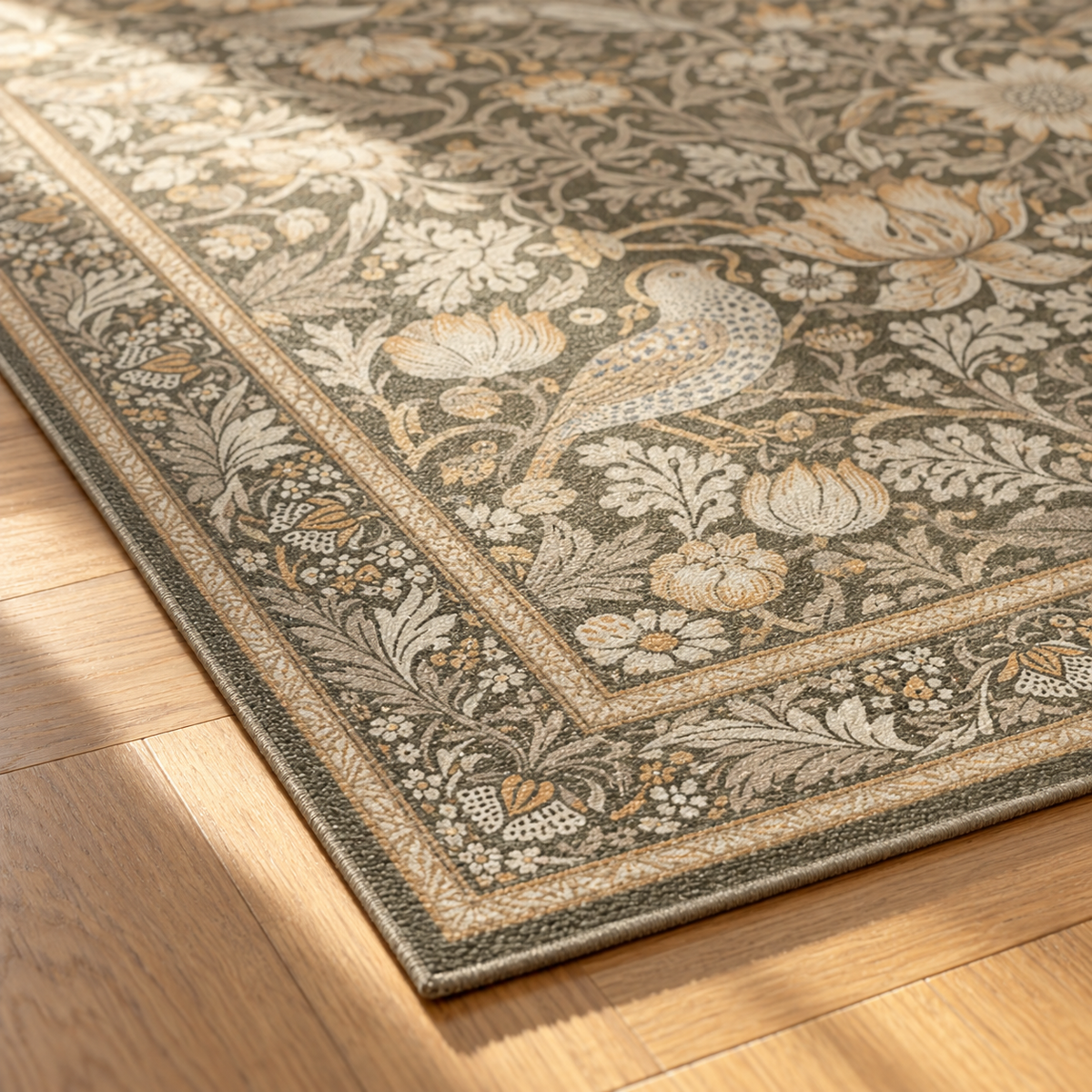 Angle du tapis Louise en gros plan