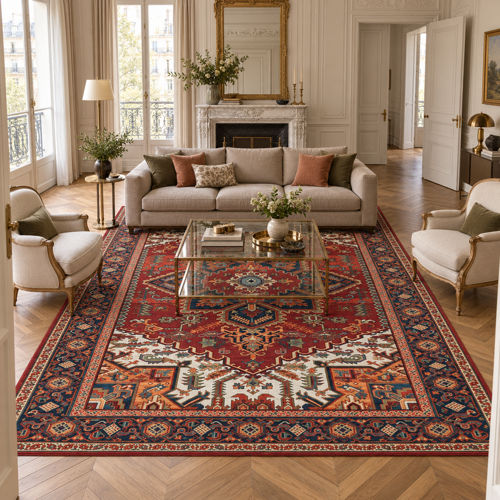 Tapis Maëlle dans la pièce, vue d'ensemble