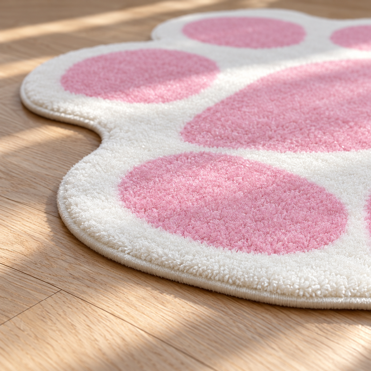 Bord du tapis Mallow en gros plan