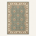 Tapis bohème lavable Mireille, vue complète du motif sur fond clair