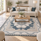 Tapis Naïma dans la pièce, vue d'ensemble