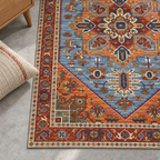 Détail du motif du tapis Ninon, vu du dessus