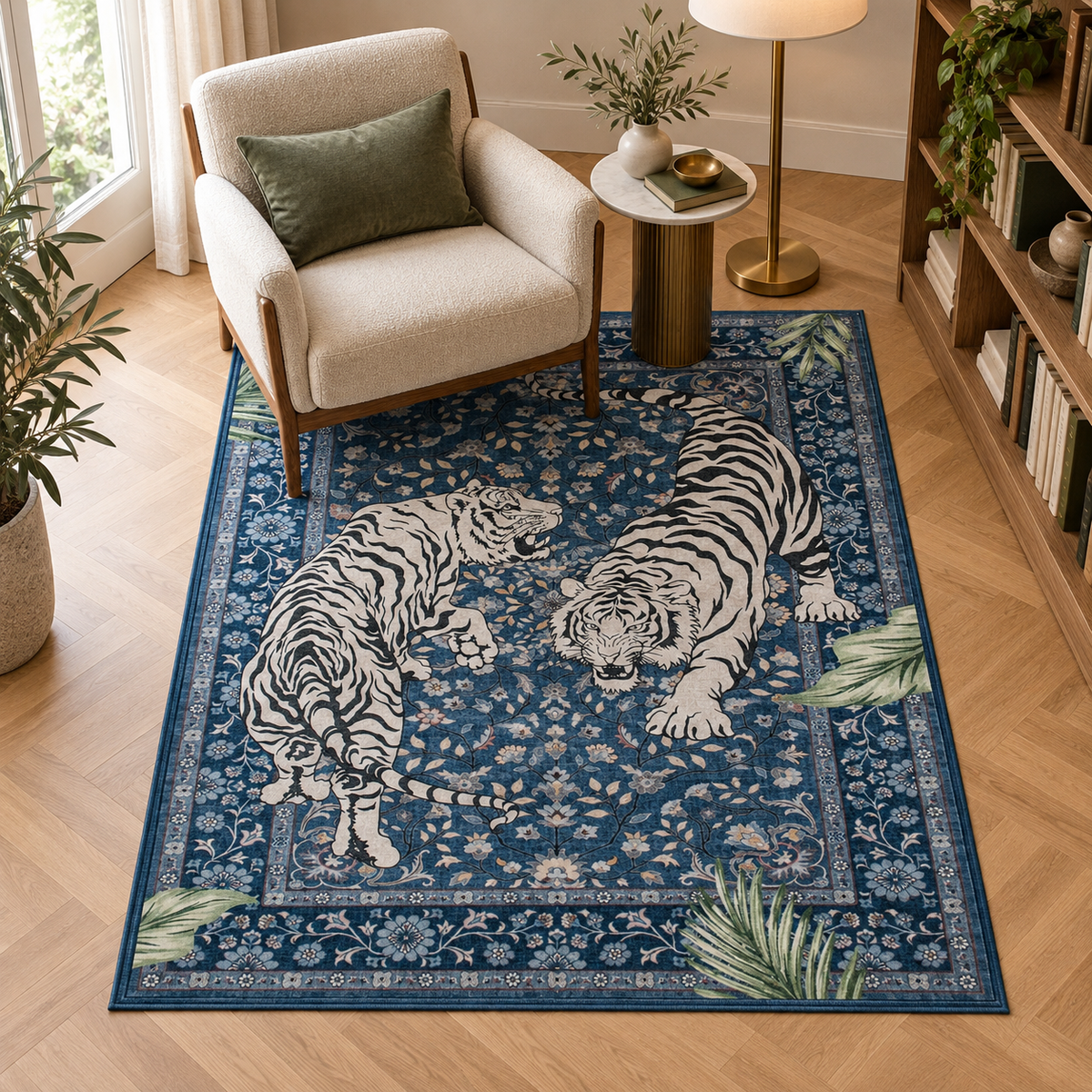 Tapis Noé dans la pièce, vue d'ensemble