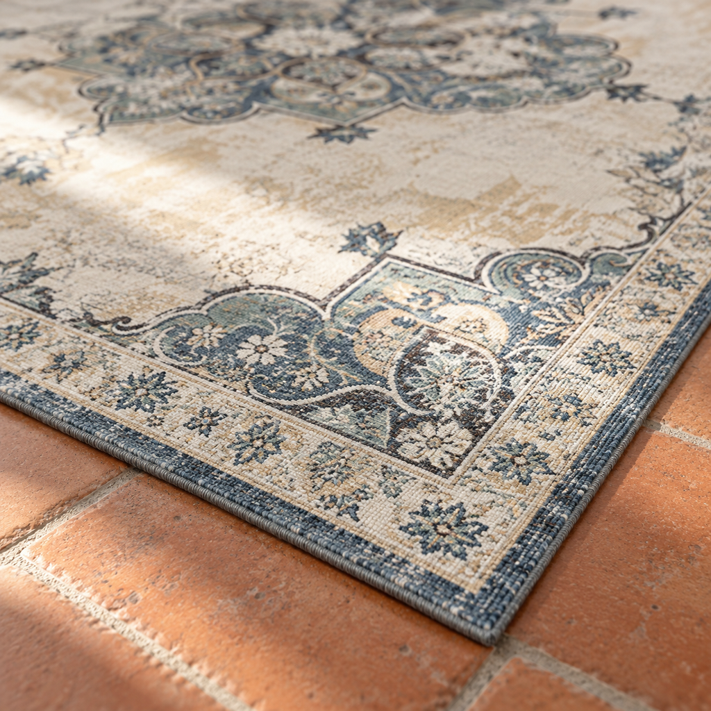 Angle du tapis Océane en gros plan