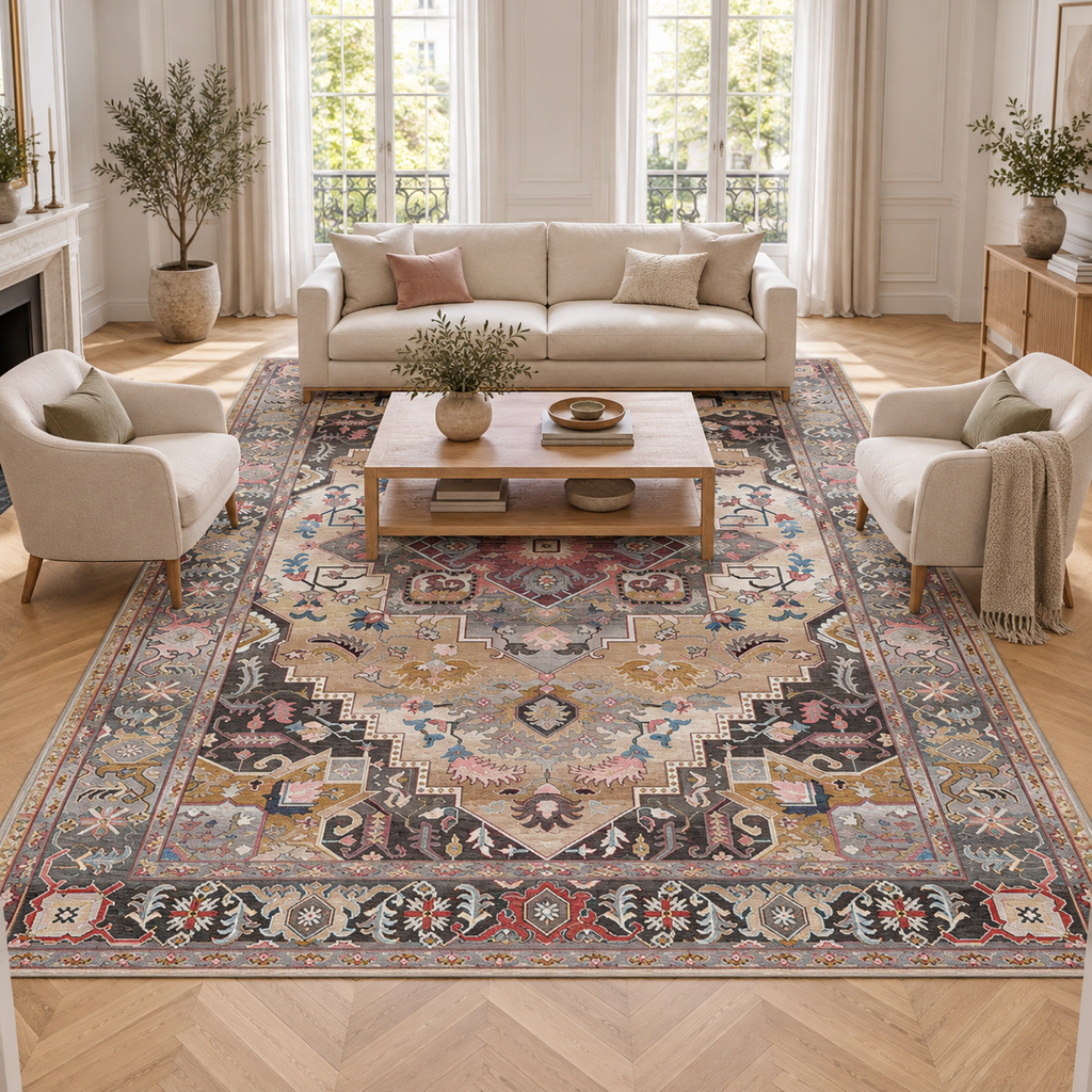 Tapis Paloma dans la pièce, vue d'ensemble