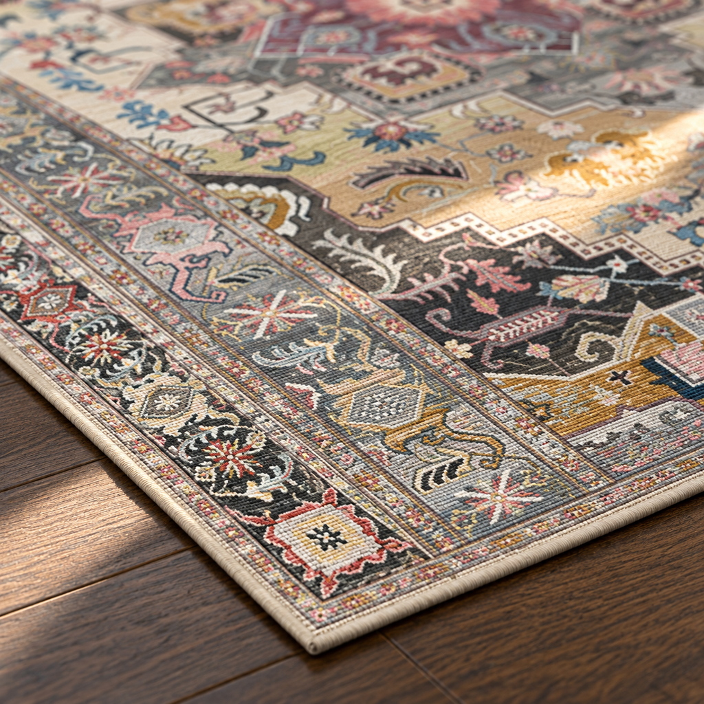 Bord du tapis Paloma en gros plan