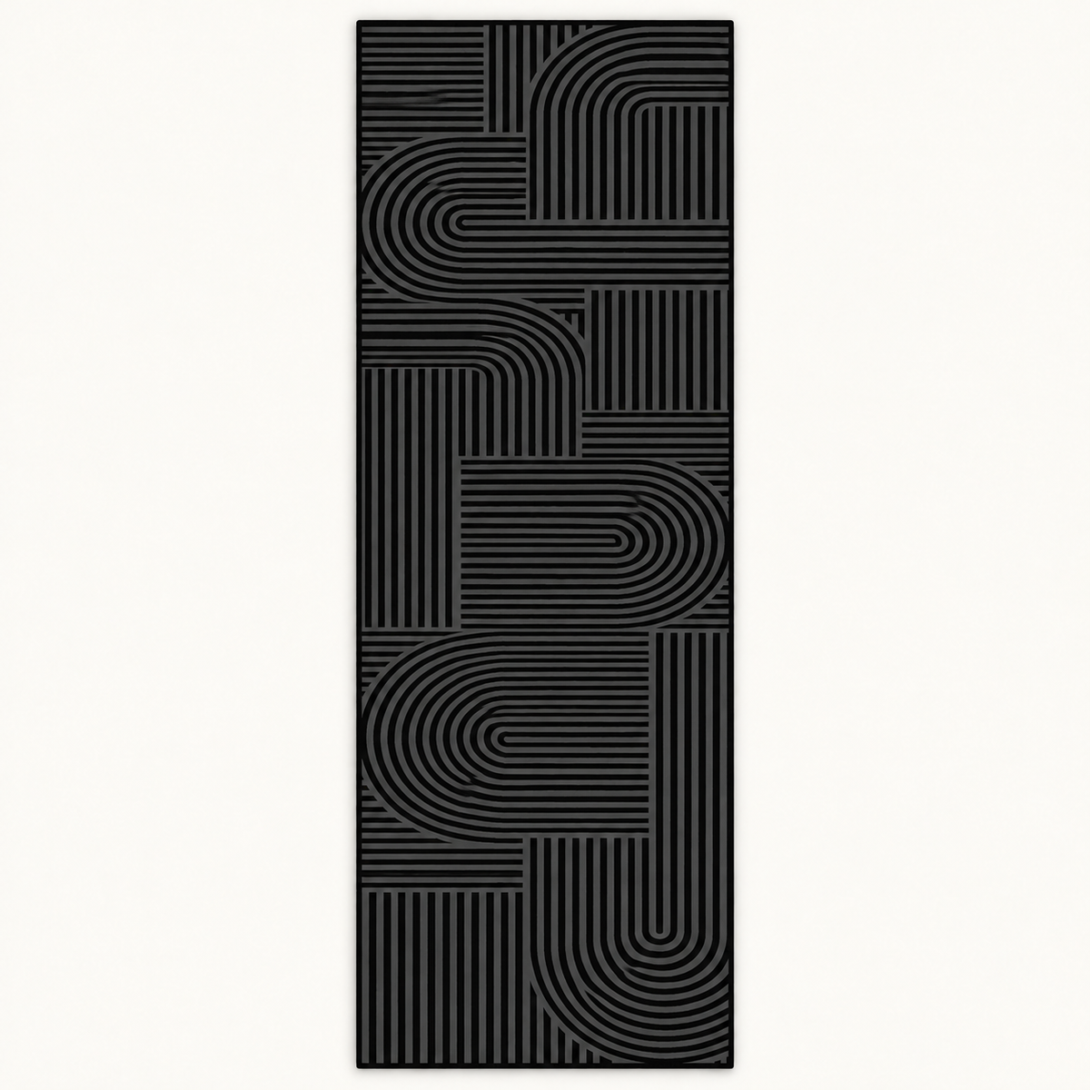 Tapis de cuisine absorbant Rivage, vue complète du motif sur fond clair