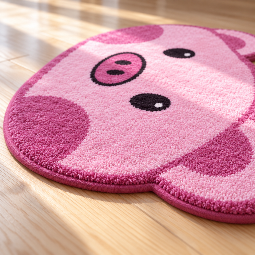 Bord du tapis Rosalie en gros plan