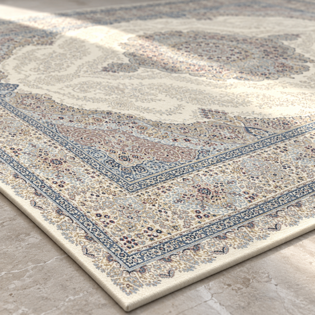 Angle du tapis Safiya en gros plan