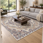 Tapis Samira dans la pièce, vue d'ensemble