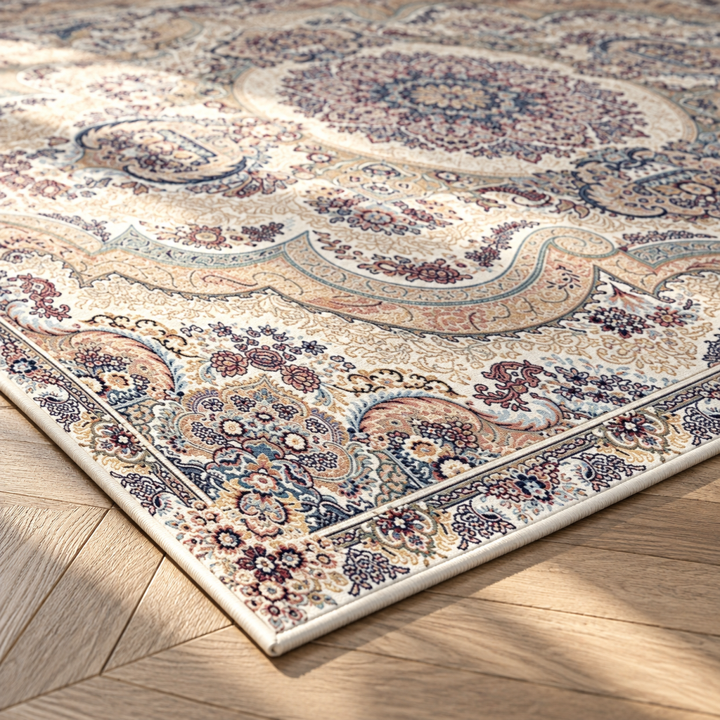 Angle du tapis Samira en gros plan