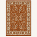 Tapis vintage persan Selena, vue complète du motif sur fond clair