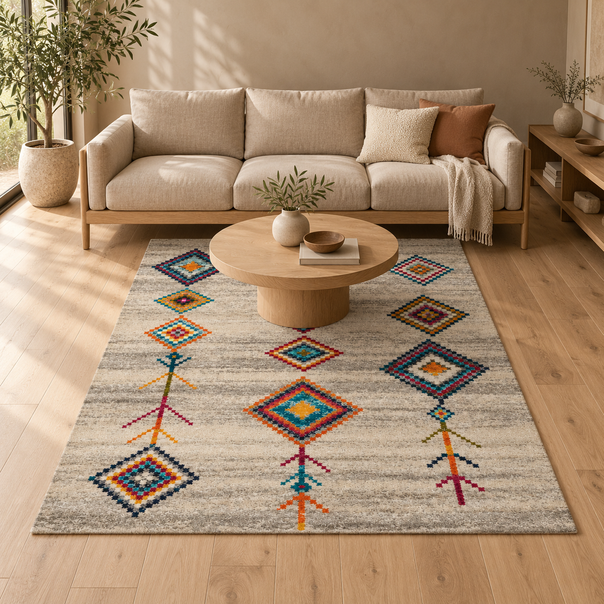 Tapis Sienna dans la pièce, vue d'ensemble