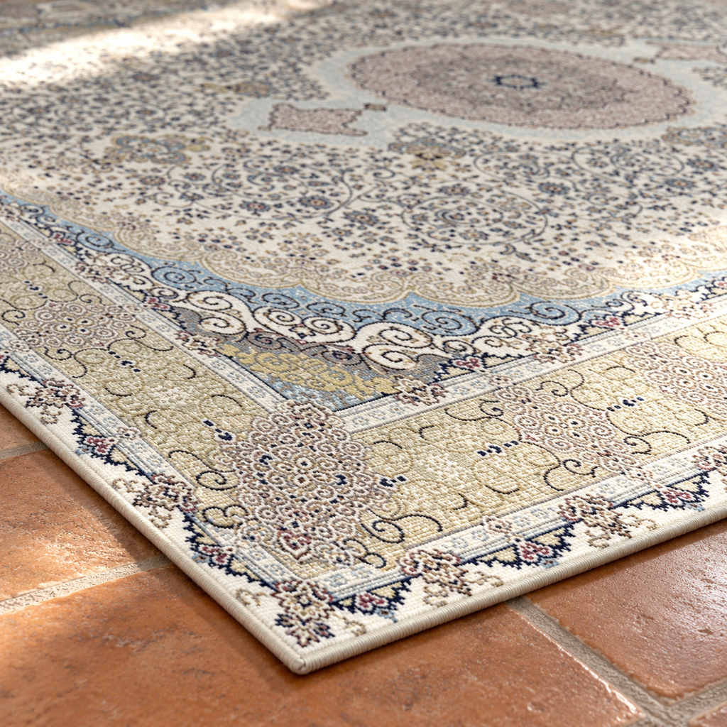 Angle du tapis Soraya en gros plan