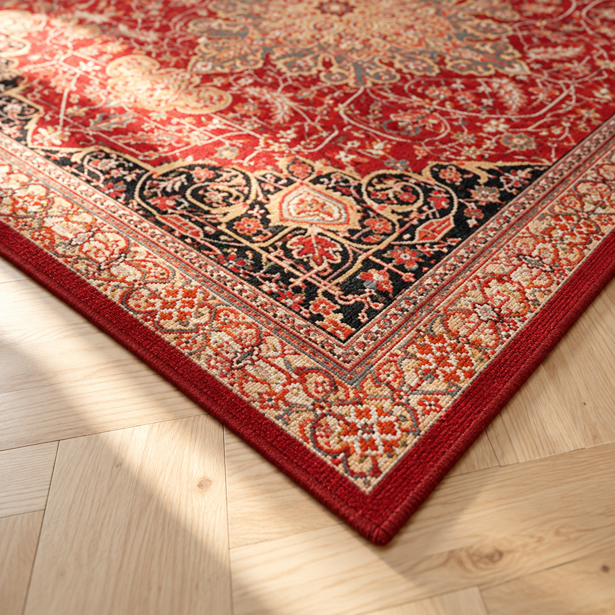 Bord du tapis Théa en gros plan