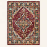 Tapis géométrique rétro Ulysse