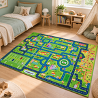 Tapis Balade Urbaine dans la pièce, vue d'ensemble